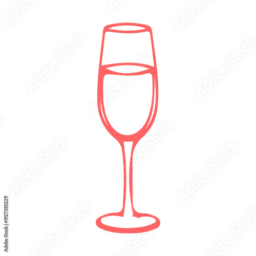 Champagne Flute Outline Icon