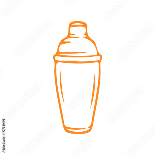 Cocktail Shaker Outline Icon