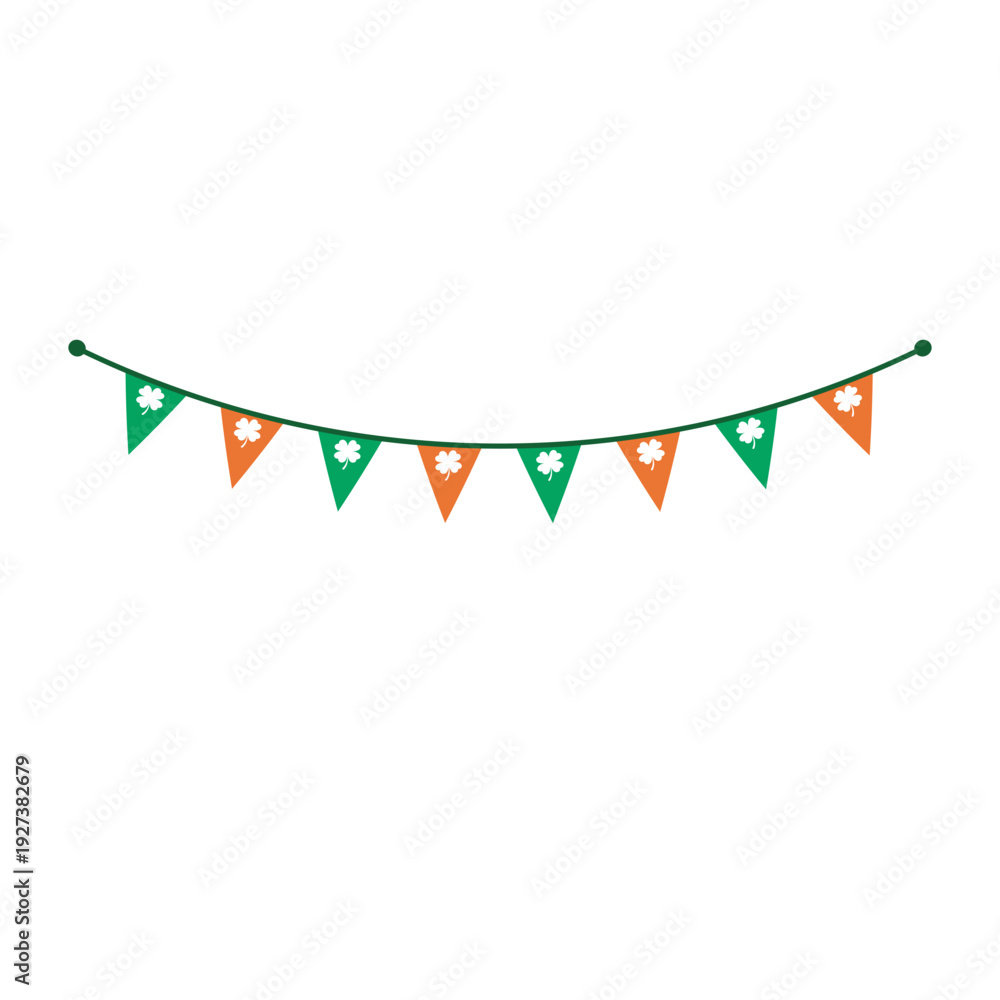 Obraz premium St Patricks Flag Ornament