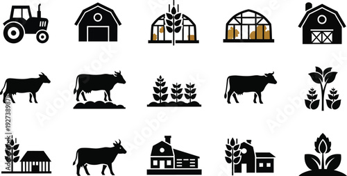 Set of Wind Turbines and Clean Energy Solutions featuring Renewable Power, Sustainable Electricity, Green Technology, Electric Vehicle Charging, and Eco-Friendly