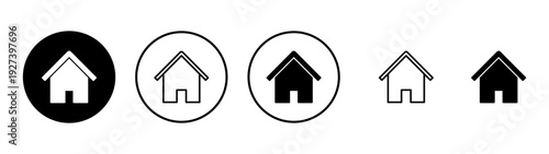 House icon vector. Home sign and symbol
