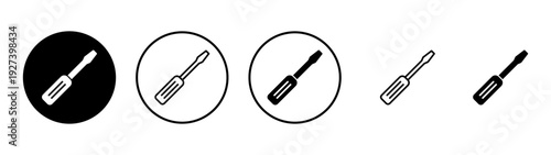Screwdriver icon vector.tools sign and symbol