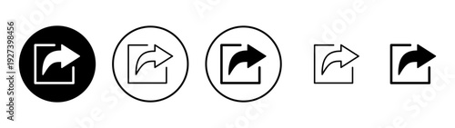 Share icon vector. Sharing sign and symbol