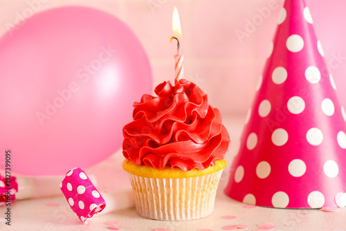 Sweet Birthday cupcake with...