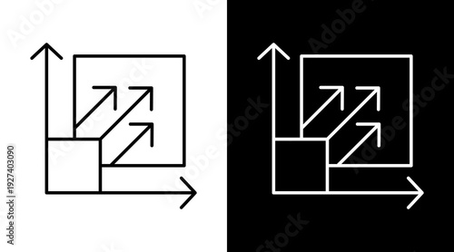 Scalability  White Icon Set Design