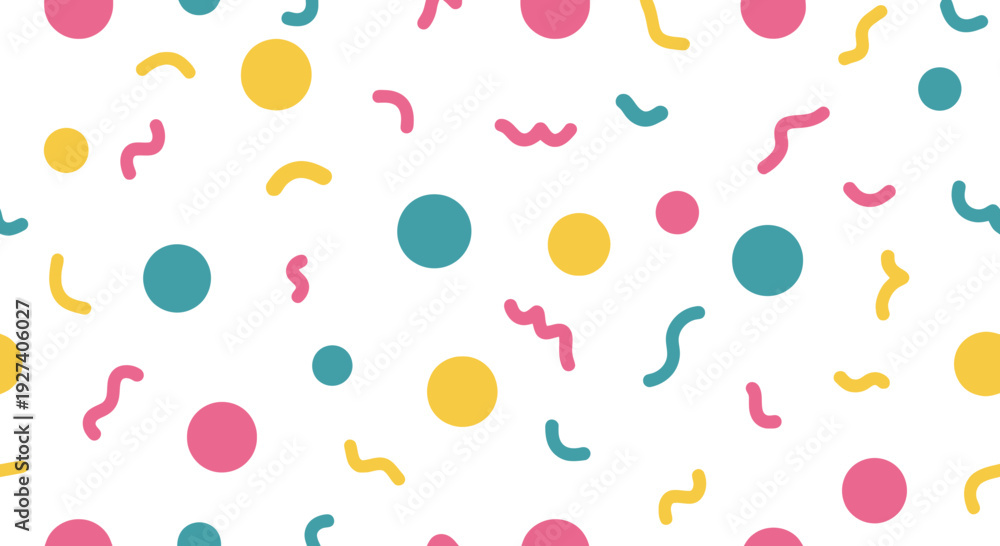 Obraz premium colorful confetti pattern, festive background, party design, celebration