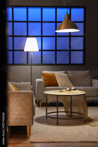 Interior of stylish living ...
