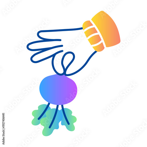 Hand drawn icon of a beetroot