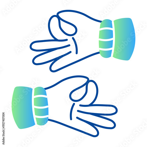 Sketchy style icon depicting yoga hands mudra