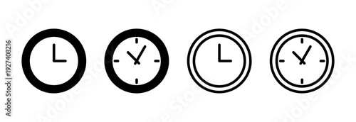 Clock icon vector illustration. Time sign and symbol. watch icon