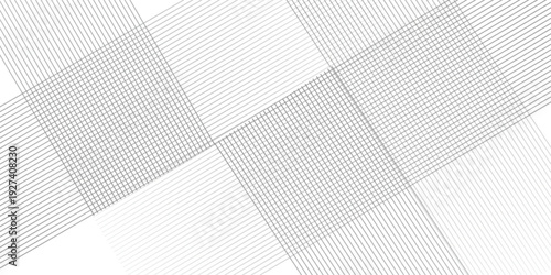 Diagonal lines gray on white background, stripes grid, mesh pattern with dashes
