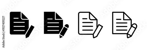 Note icon vector illustration. notepad sign and symbol