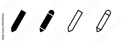 Pencil icon vector illustration. pen sign and symbol. edit icon vector