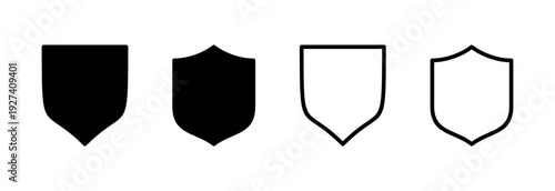 Shield icon vector illustration. Protection icon. Security sign and symbol