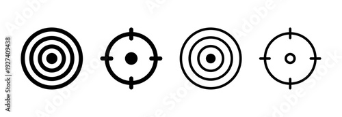 Target icon vector illustration. goal icon vector. target marketing sign and symbol
