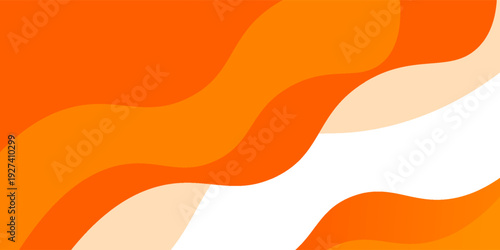 Orange fluid abstract background. Eps10 vector