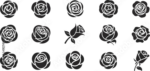 A beautiful and colorful flower bundle illustration for spring and summer designs