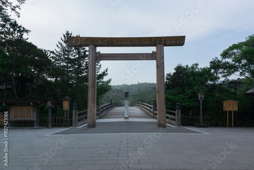 伊勢神宮内宮宇治橋鳥居