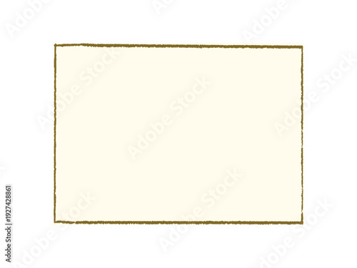 ナチュラルな枠のフレーム