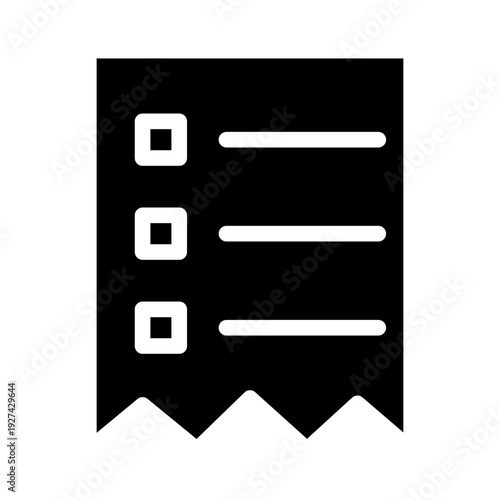 paper glyph icon