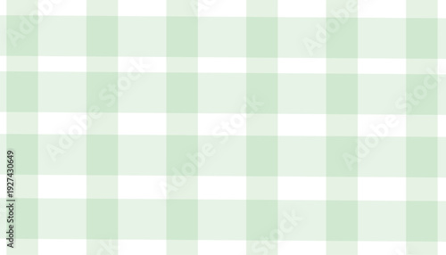 Soft mint green checkered seamless pattern minimal square background vector