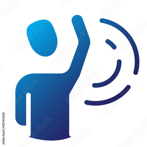 Energy Field Gradient Icon