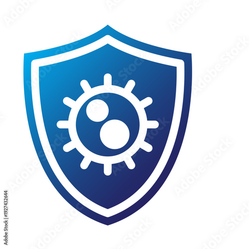 Immune System Protection Gradient Icon