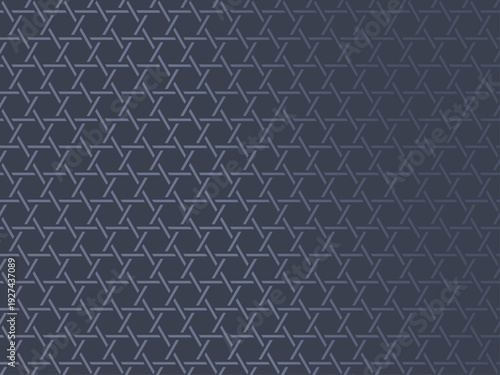 シックな色合いの籠目文様　美しい日本の和柄の背景