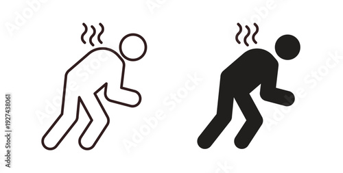 Tired icon vector Illustration logo template pack