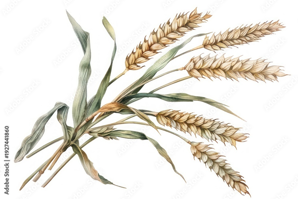 Fototapeta premium Wheat produce plant grain.