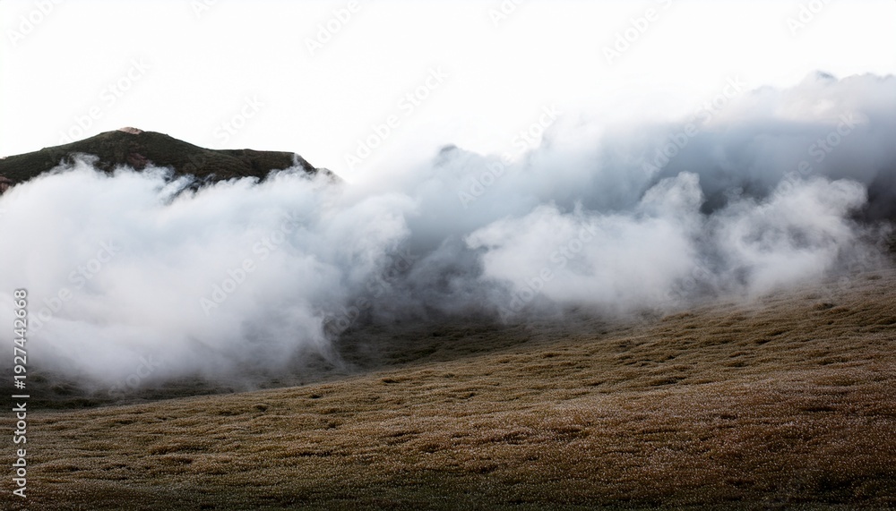 Fototapeta premium White Fog Isolated