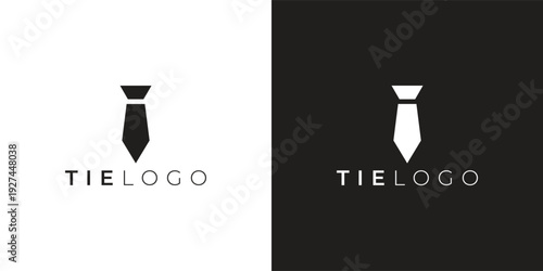 Minimal Tie Logo for Corporate and Fashion Branding