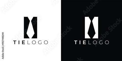 Minimal Tie Logo for Corporate and Fashion Branding