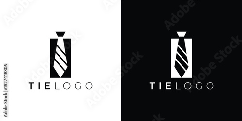 Minimal Tie Logo for Corporate and Fashion Branding