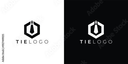 Minimal Tie Logo for Corporate and Fashion Branding
