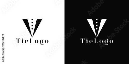Minimal Tie Logo for Corporate and Fashion Branding