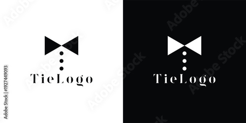 Minimal Tie Logo for Corporate and Fashion Branding