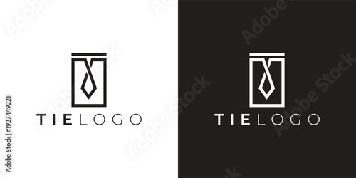 Minimal Tie Logo for Corporate and Fashion Branding