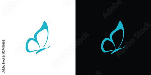 Modern Butterfly Logo Design for Beauty, Wellness and Creative Branding