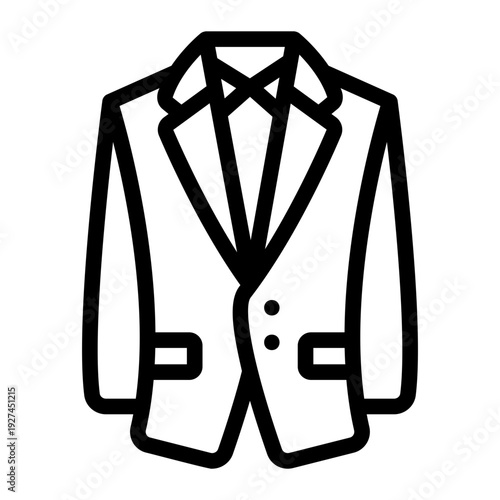Groom tuxedo Line Icon