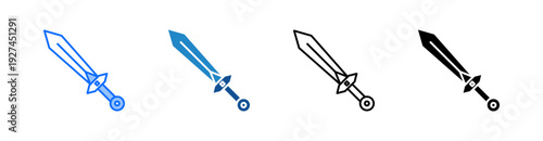 Sword Multiple Style Icon Set 