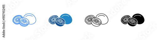 Kiwi Multiple Style Icon Set 