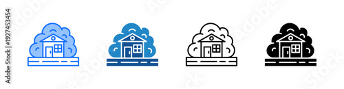 Dust Storm Multiple Style Icon Set 