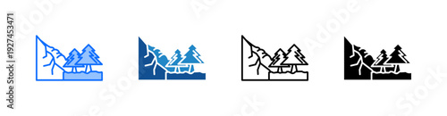 Avalanche Multiple Style Icon Set 