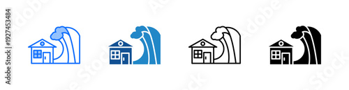 Tsunami Multiple Style Icon Set 