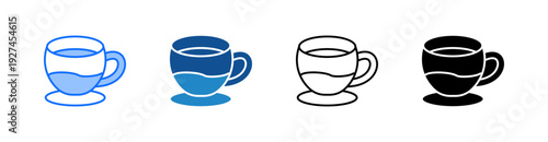 Cup Multiple Style Icon Set 
