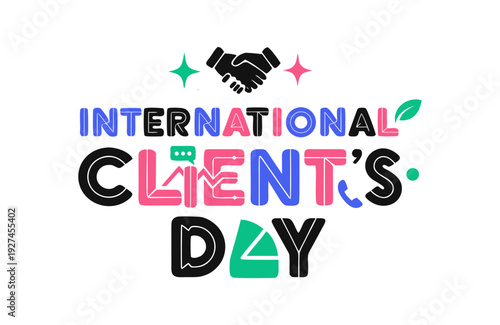 International Client’s Day Vector Artwork for Poster and Banner Design