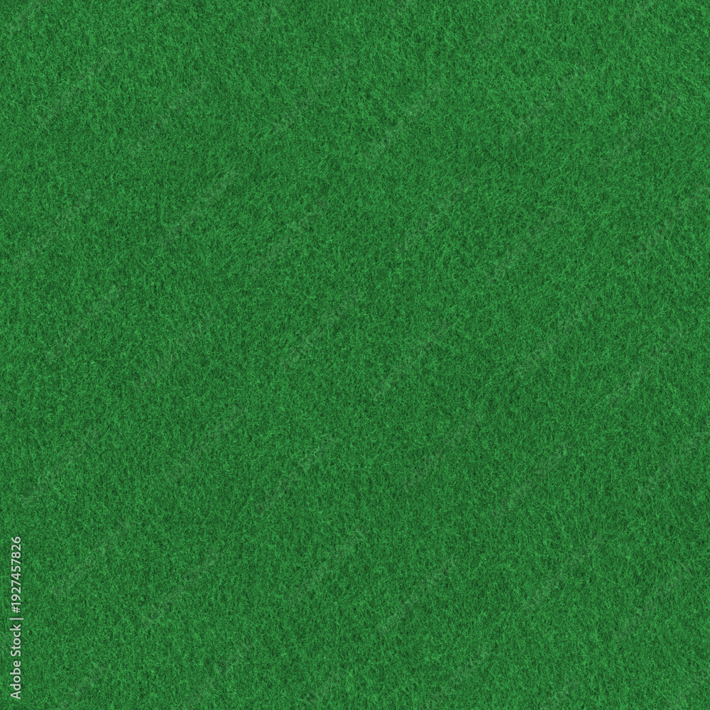 Fototapeta premium Green fabric background. Casino game play surface – poker, pool, blackjack, snooker. Arts and crafts tileable seamless texture.