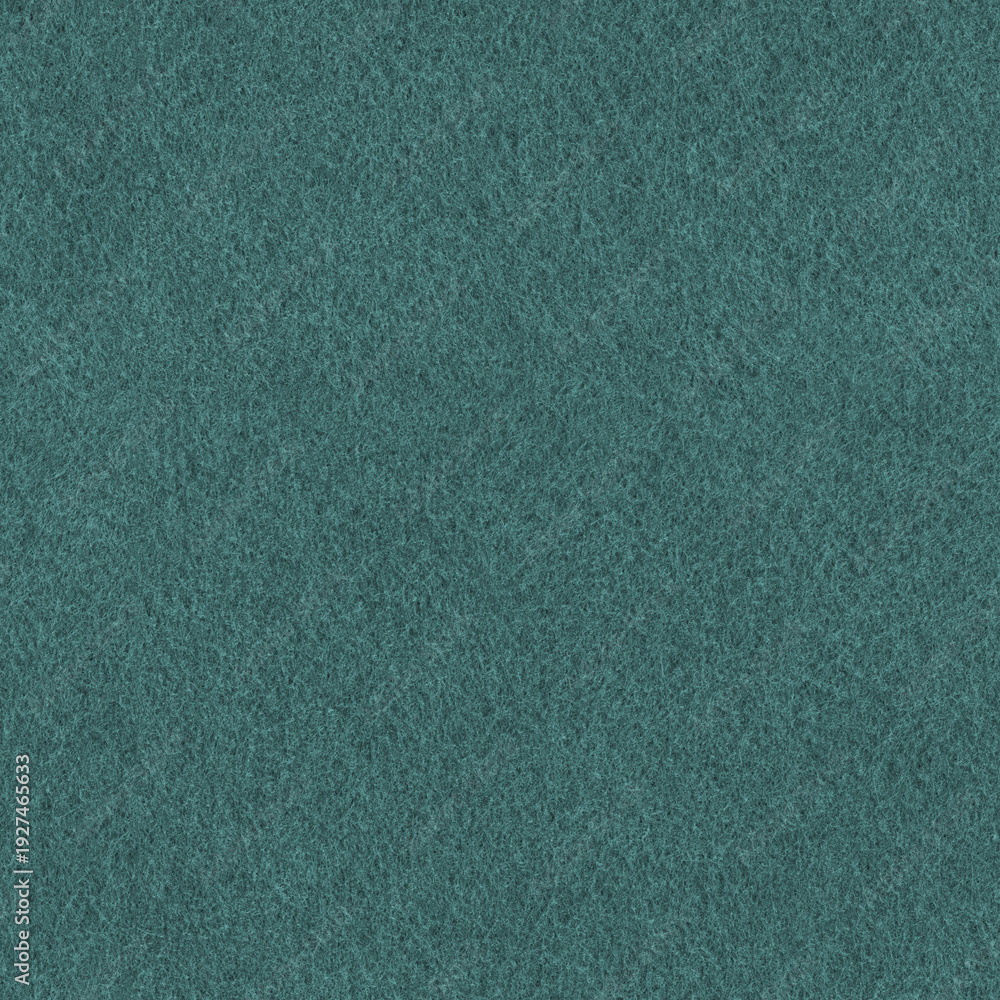 Fototapeta premium Teal green color fabric background – seamless texture of felt textile material. Long wide natural cloth backdrop of woven linen swatch.