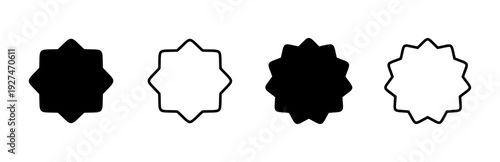 Badge icon set. Awards icon. Achieve. Stamp